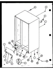 02 - Drain And Rollers parts for Amana Refrigerator SZD20KP / P1102506W from AppliancePartsPros.com
