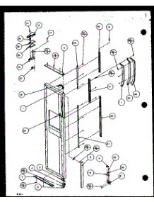06 - Fz Door Hinge And Trim Parts parts for Amana Refrigerator SZD22M2L / P1155004W L from AppliancePartsPros.com