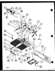 12 - Machine Compartment Tecumseh Compressor parts for Amana Refrigerator SZD22MBL / P1120812W L from AppliancePartsPros.com