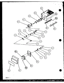 02 - Crushed Ice Bucket parts for Amana Refrigerator SZD22MW / P1120809W W from AppliancePartsPros.com