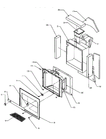 10 - Ice And Water Cavity parts for Amana Refrigerator SZD22S5W / P1190414W W from AppliancePartsPros.com