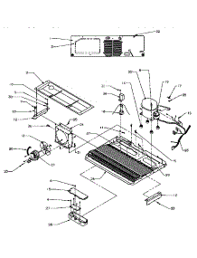 13 - Machine Compartment parts for Amana Refrigerator SZD22S5W / P1190414W W from AppliancePartsPros.com