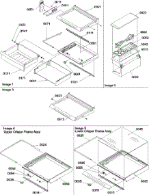 03 - Deli, Shelves, And Crisper Assy parts for Amana Refrigerator SZD23VE / P1315309W E from AppliancePartsPros.com