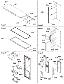 12 - Refr. Door, Trim And Handles parts for Amana Refrigerator SZD23VW / P1315309W W from AppliancePartsPros.com