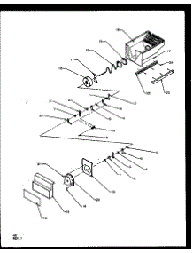 03 - Crushed Ice Bucket parts for Amana Refrigerator SZD25N2W / P1162431W W from AppliancePartsPros.com