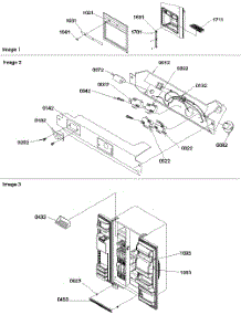 05 - Facade Dispenser Cover, Elec Brkt Assy parts for Amana Refrigerator SZD26VE / P1315207W E from AppliancePartsPros.com