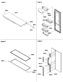 12 - Refrig Door, Trim And Handles parts for Amana Refrigerator SZD26VE / P1315207W E from AppliancePartsPros.com