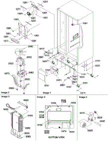 04 - Drain, Rollers, And Evap Assy parts for Amana Refrigerator SZD26VL / P1315207W L from AppliancePartsPros.com
