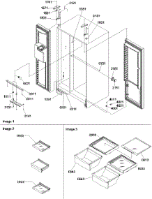 13 - Refrig / Fz Lights And Hinges parts for Amana Refrigerator SZD26VL / P1315207W L from AppliancePartsPros.com