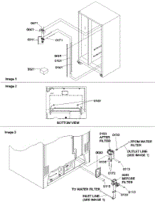 14 - Water Filter Assy & Water Valves parts for Amana Refrigerator SZD26VL / P1315207W L from AppliancePartsPros.com