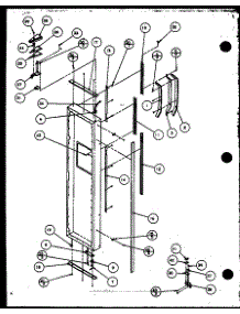 05 - Fz Door parts for Amana Refrigerator SZD27KBL / P1101203W L from AppliancePartsPros.com