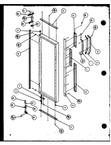 12 - Ref Door parts for Amana Refrigerator SZD27KL / P1101201W L from AppliancePartsPros.com
