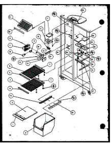 07 - Fz Shelving And Ref Light parts for Amana Refrigerator SZD27KPL / P1101205W L from AppliancePartsPros.com