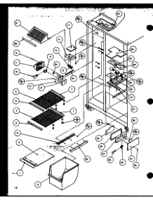 07 - Fz Shelving And Ref Light parts for Amana Refrigerator SZD27MBL / P1124302W L from AppliancePartsPros.com