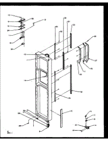 07 - Fz Door Hinge And Trim Parts parts for Amana Refrigerator SZD27NE / P1162410W E from AppliancePartsPros.com
