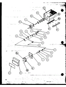 03 - Crushed Ice Bucket parts for Amana Refrigerator SZDE27MBL / P1124402W L from AppliancePartsPros.com