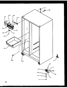 03 - Factory Installed Ice Maker parts for Amana Refrigerator SZI20NE / P1162901W E from AppliancePartsPros.com