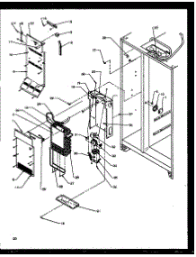 06 - Fz Evap And Air Handling parts for Amana Refrigerator SZI20NW / P1162901W W from AppliancePartsPros.com