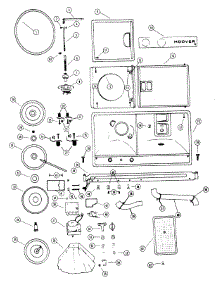 05 - Pump, Microswitch, Bearings parts for Hoover Power Steamer T1001-1 from AppliancePartsPros.com
