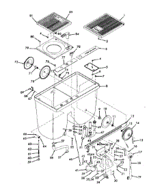 02 - Pump, Pulsatorbelt, Hoses, Microswitch parts for Hoover Washer T1023 from AppliancePartsPros.com