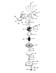 05 - Spinmotor parts for Hoover Washer T1023-6 from AppliancePartsPros.com