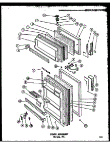 04 - Page 23 parts for Amana Refrigerator T15-F from AppliancePartsPros.com
