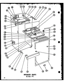 03 - Interior Parts 15 Cu. Ft. parts for Amana Refrigerator T15-G from AppliancePartsPros.com