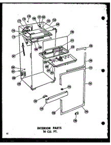 06 - Interior Parts 16 Cu. Ft. parts for Amana Refrigerator T16J-C / P6017801W C from AppliancePartsPros.com
