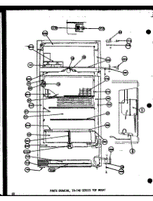 02 - Page 2 parts for Amana Refrigerator TA-14LD from AppliancePartsPros.com