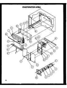 07 - Evap Area parts for Amana Refrigerator TA18R2L / P1158306W L from AppliancePartsPros.com