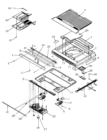 07 - Divider Block parts for Amana Refrigerator TA18S2W / P1194502W W from AppliancePartsPros.com