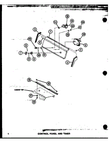 04 - Control Panel And Timer parts for Amana Washer TAA300 / P7575114W from AppliancePartsPros.com