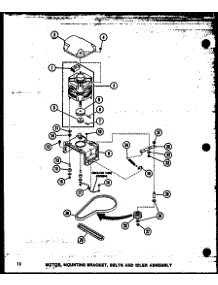 09 - Motor parts for Amana Washer TAA300 / P7575114W from AppliancePartsPros.com