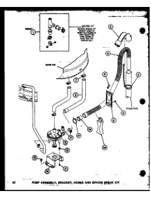 12 - Pump Assy parts for Amana Washer TAA300 / P7575114W from AppliancePartsPros.com