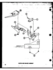 13 - Switch And Bracket Assy parts for Amana Washer TAA300 / P7575114W from AppliancePartsPros.com