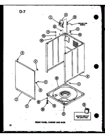 05 - Front Panel parts for Amana Washer TAA300 / P7575112W from AppliancePartsPros.com