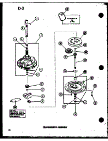 14 - Transmission Assy parts for Amana Washer TAA300 / P7575112W from AppliancePartsPros.com