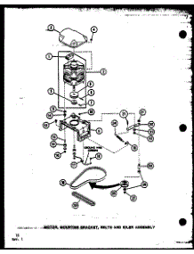04 - Motor parts for Amana Washer TAA3001 / P7704006W from AppliancePartsPros.com