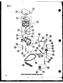 09 - Motor parts for Amana Washer TAA400 / P7575102W from AppliancePartsPros.com