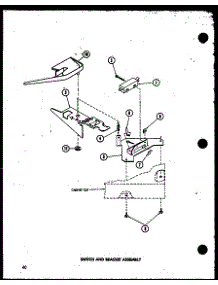 13 - Switch And Bracket Assy parts for Amana Washer TAA400 / P7575109W from AppliancePartsPros.com