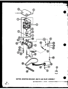 04 - Motor parts for Amana Washer TAA5001 / P7704008W from AppliancePartsPros.com