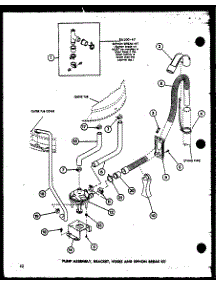 09 - Pump Assy parts for Amana Washer TAA5001 / P7704008W from AppliancePartsPros.com