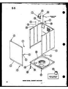 05 - Front Panel parts for Amana Washer TAA600 / P7575106W from AppliancePartsPros.com