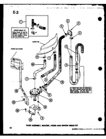 12 - Pump Assy parts for Amana Washer TAA600 / P7575101W from AppliancePartsPros.com