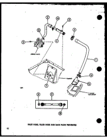 05 - Inlet Hose parts for Amana Washer TAA800 / P7575111W from AppliancePartsPros.com