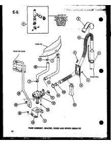 12 - Pump Assy parts for Amana Washer TAA800 / P7575117W from AppliancePartsPros.com