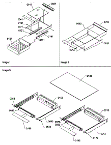 09 - Shelving Assemblies parts for Amana Refrigerator TAI20TL / P1306201W L from AppliancePartsPros.com