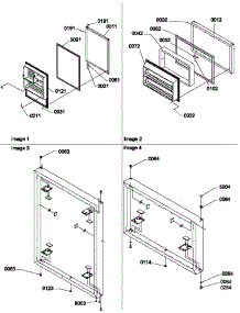 02 - Door Assemblies parts for Amana Refrigerator TAI20TW / P1306201W W from AppliancePartsPros.com