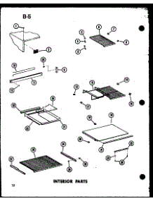 03 - Interior Parts parts for Amana Refrigerator TC18D-C / P7466005W C from AppliancePartsPros.com