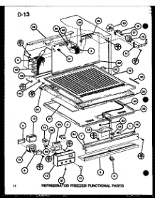 07 - Ref Fz Functional Parts parts for Amana Refrigerator TC18G / P7553501W from AppliancePartsPros.com